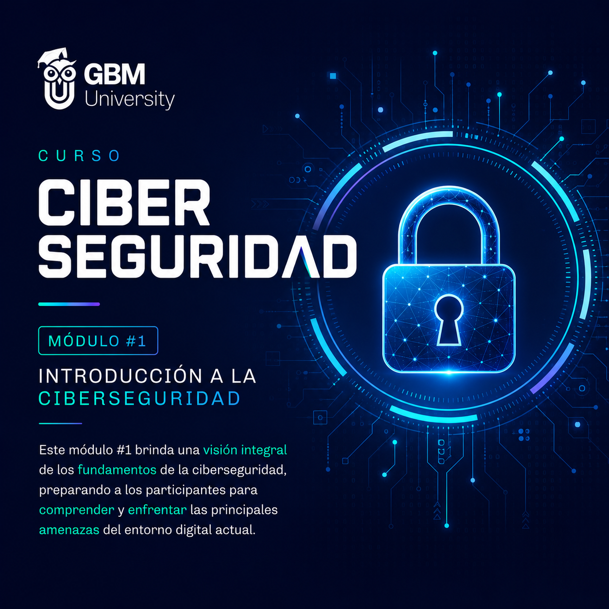 Programa #1: Ciberseguridad Módulo #1 Introducción a la ciberseguridad