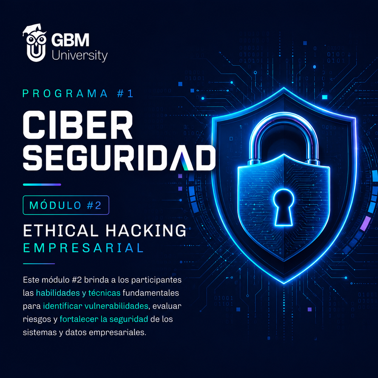 Programa #1 Ciberseguridad Módulo #2 Ethical Hacking Empresarial
