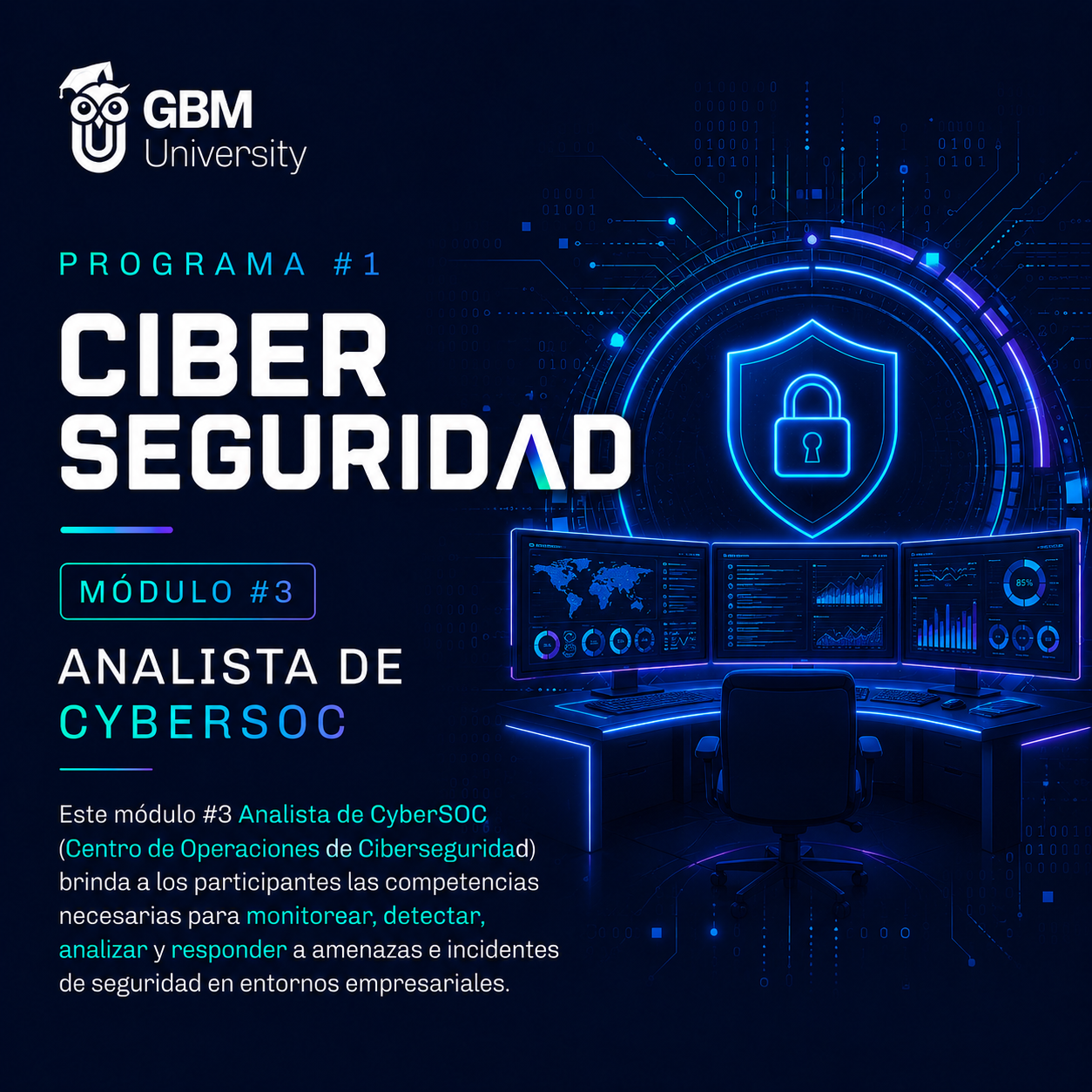 Programa #1 Ciberseguridad Módulo #3 Analista de CyberSOC