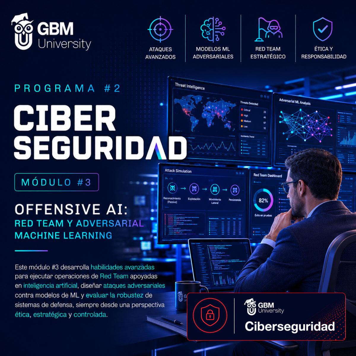 Programa #2 Ciberseguridad Módulo #3 Offensive AI: Red Team y adversarial machine learning