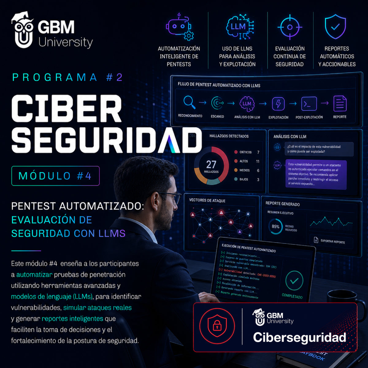 Programa #2 Ciberseguridad Módulo #4 Pentest automatizado: Evaluación de seguridad con LLMs